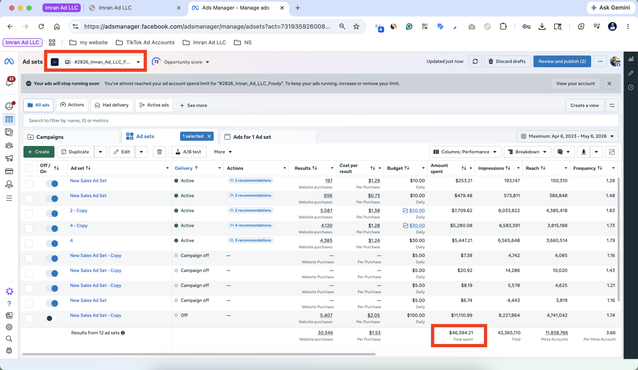 Meta Ads Portal Dashboard